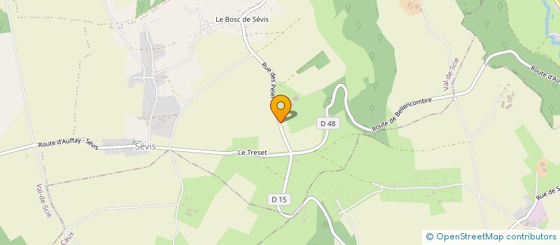 localisation de l'entreprise MADAME BRIGITTE DEMANNEVILLE  VAL-DE-SCIE