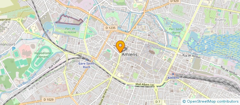 localisation de l'entreprise MADAME BRIGITTE DENAMPS à AMIENS