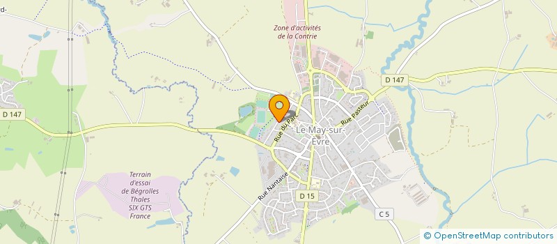 localisation de l'entreprise MADAME BRIGITTE DENECHAUD  BEGROLLES-EN-MAUGES