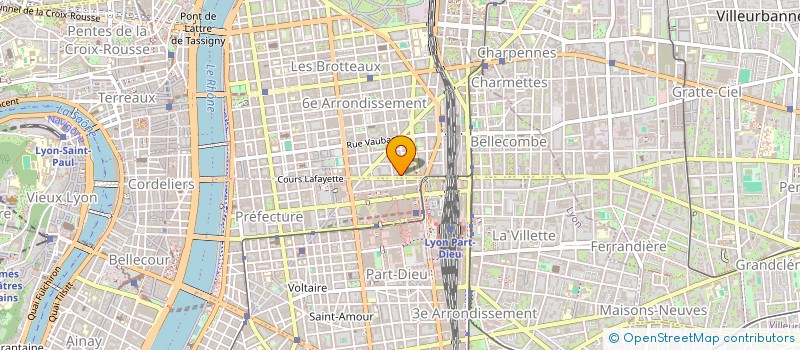 localisation de l'entreprise MADAME BRIGITTE DENUZIERE  LYON