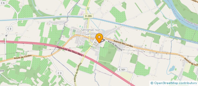 localisation de l'entreprise MADAME BRIGITTE DESCAC  SERIGNAC-SUR-GARONNE