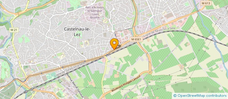 localisation de l'entreprise MADAME BRIGITTE DESCHAMPS à CASTELNAU-LE-LEZ