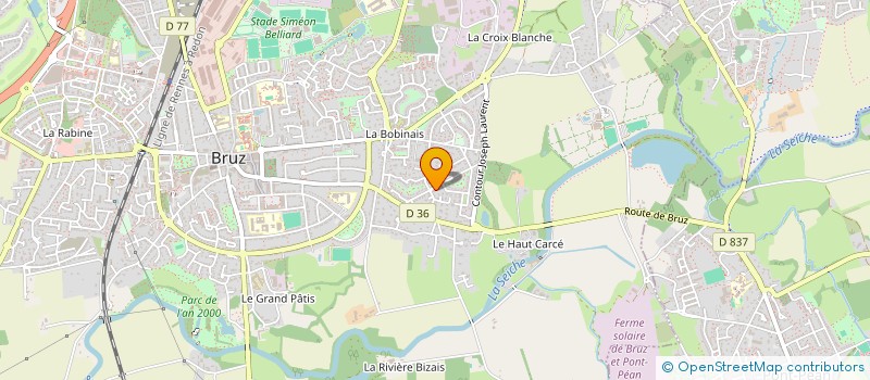 localisation de l'entreprise MADAME BRIGITTE DESMIER DE CHENON à BRUZ
