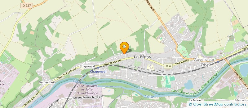 localisation de l'entreprise MADAME BRIGITTE DESOBRY à AUVERS-SUR-OISE