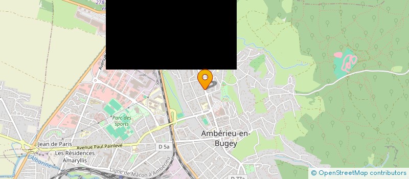 localisation de l'entreprise MADAME BRIGITTE DEUVE  AMBERIEU-EN-BUGEY