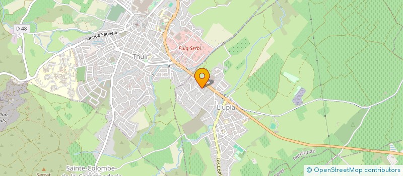 localisation de l'entreprise MADAME BRIGITTE DIELEMAN  LLUPIA