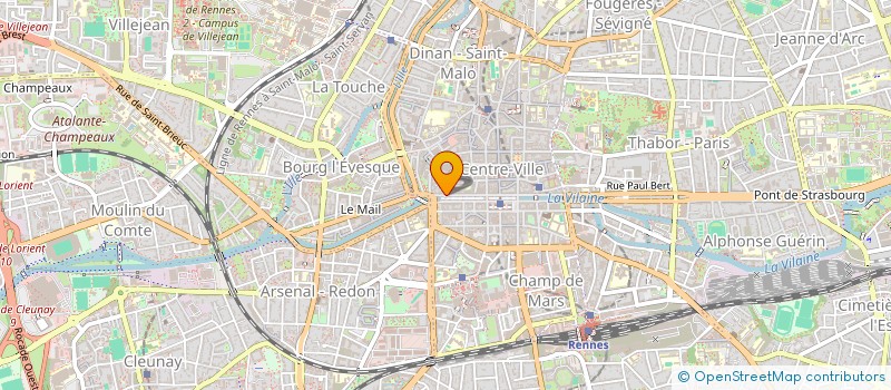 localisation de l'entreprise MADAME BRIGITTE DONATY  RENNES