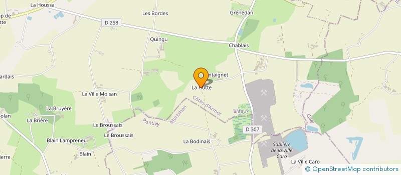 localisation de l'entreprise MADAME BRIGITTE DONNET  SAINT-VRAN