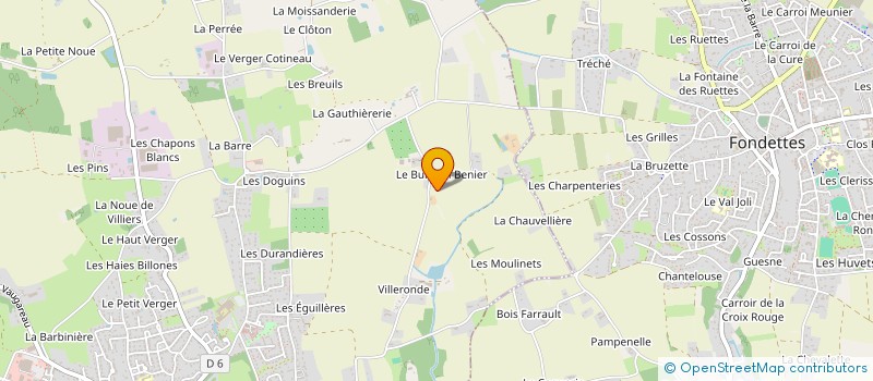 localisation de l'entreprise MADAME BRIGITTE DORAY à LUYNES
