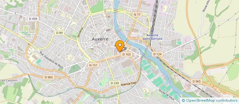 localisation de l'entreprise MADAME BRIGITTE DORE à AUXERRE