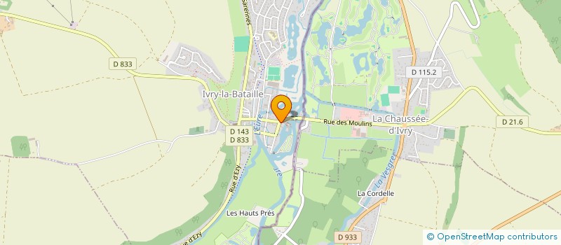 localisation de l'entreprise MADAME BRIGITTE DOUCHEZ  IVRY-LA-BATAILLE