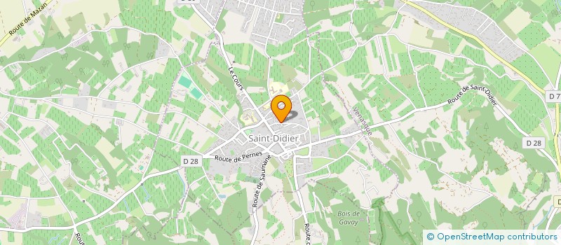 localisation de l'entreprise MADAME BRIGITTE DUBICKI  SAINT-DIDIER