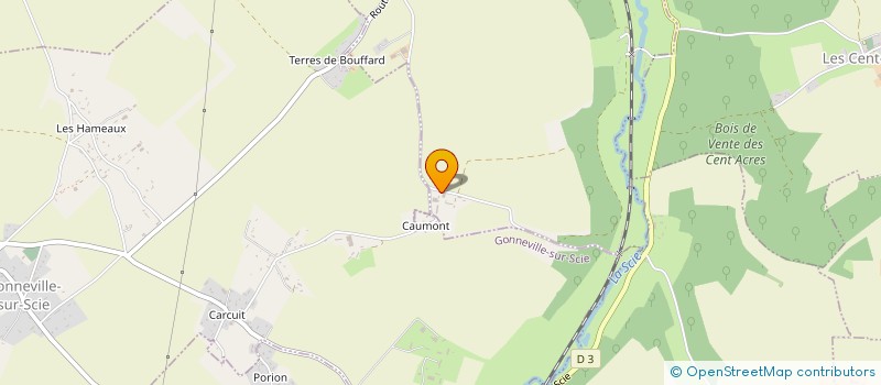 localisation de l'entreprise MADAME BRIGITTE DUBOST  SAINT-CRESPIN