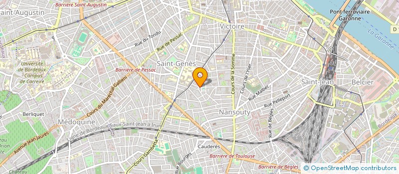 localisation de l'entreprise MADAME BRIGITTE DUBOURG  BORDEAUX