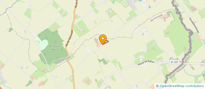 localisation de l'entreprise MADAME BRIGITTE DUBUS  WINNEZEELE