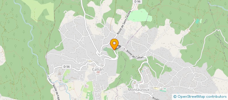 localisation de l'entreprise MADAME BRIGITTE DUCURTIL  CALLIAN