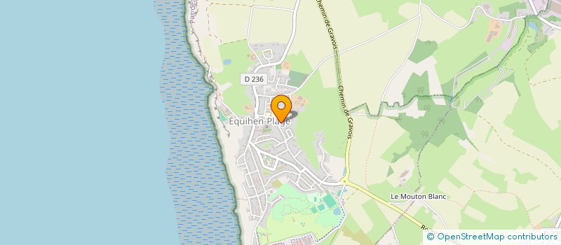 localisation de l'entreprise MADAME BRIGITTE DUFEUTREL  EQUIHEN-PLAGE