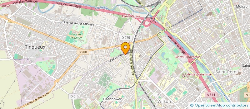 localisation de l'entreprise MADAME BRIGITTE DUGUY  REIMS