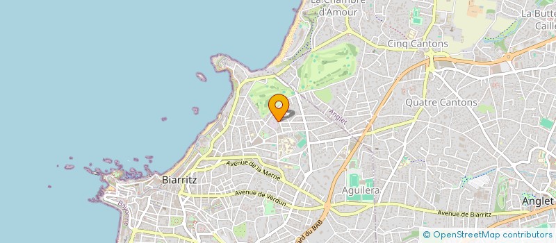localisation de l'entreprise MADAME BRIGITTE DUHA à BIARRITZ
