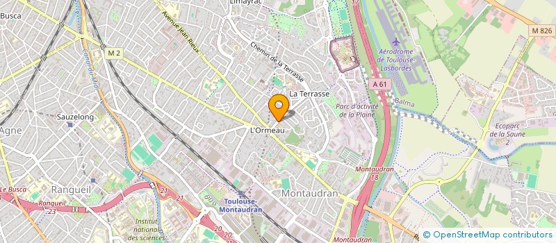 localisation de l'entreprise MADAME BRIGITTE DULIERE à TOULOUSE