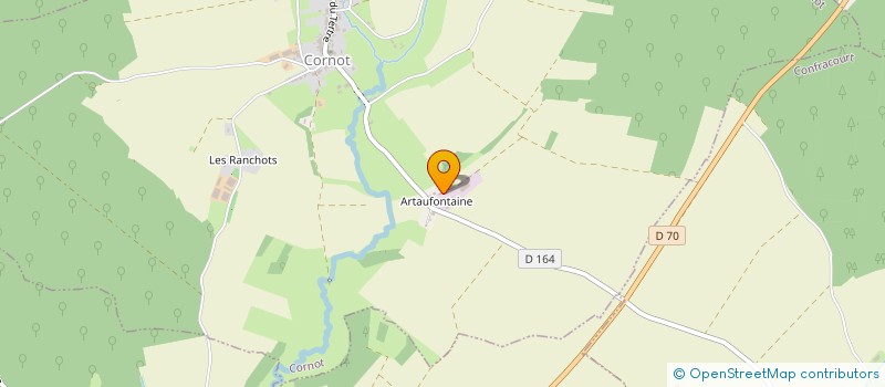 localisation de l'entreprise MADAME BRIGITTE DUMARCHE  CORNOT