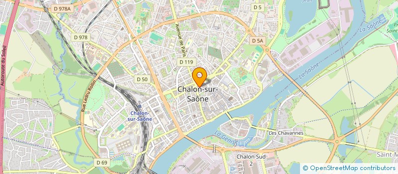 localisation de l'entreprise MADAME BRIGITTE DUMARCHEY  CHALON-SUR-SAONE