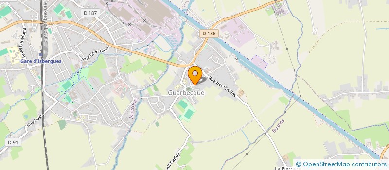 localisation de l'entreprise MADAME BRIGITTE DUMULET  GUARBECQUE