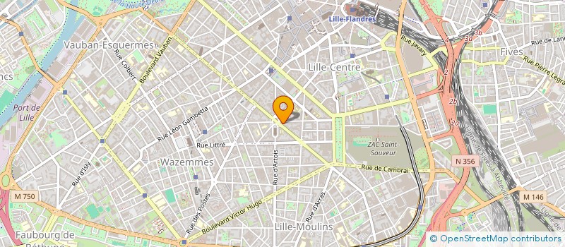 localisation de l'entreprise MADAME BRIGITTE DUPLESSIS à LILLE