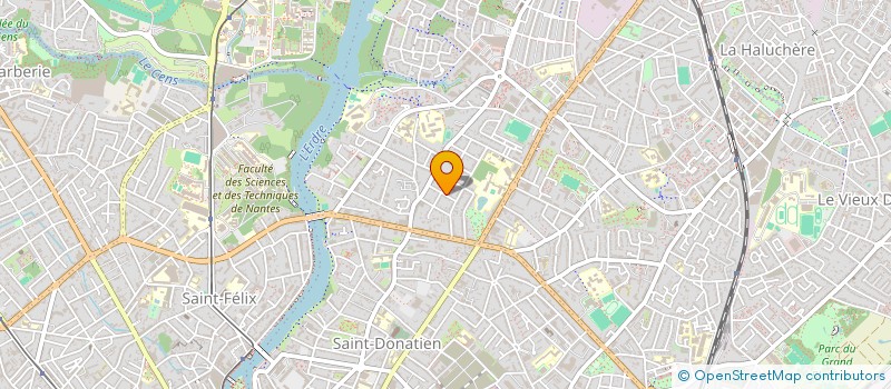 localisation de l'entreprise MADAME BRIGITTE DUPRE à NANTES