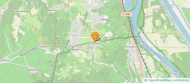 localisation de l'entreprise MADAME BRIGITTE DUPREY  SAINT-PIERRE-DE-BUF