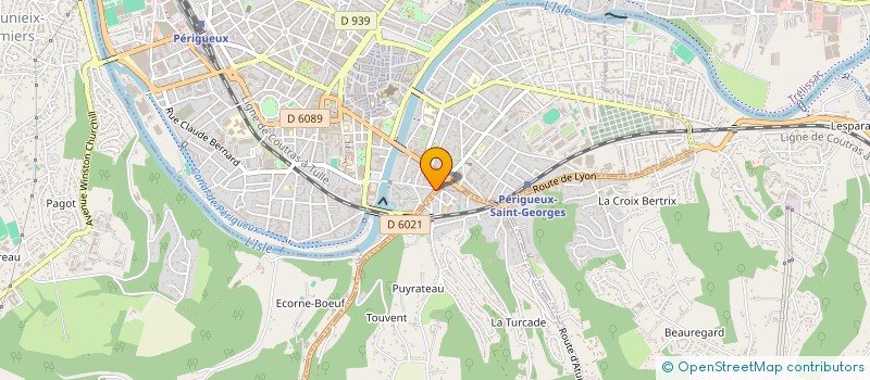 localisation de l'entreprise MADAME BRIGITTE DURAND à PERIGUEUX