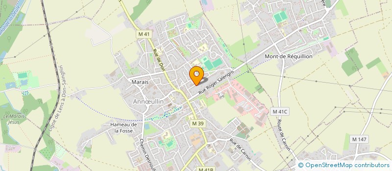 localisation de l'entreprise MADAME BRIGITTE DURIEZ  ANNULLIN