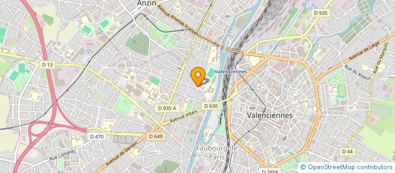 localisation de l'entreprise MADAME BRIGITTE DUROT à VALENCIENNES