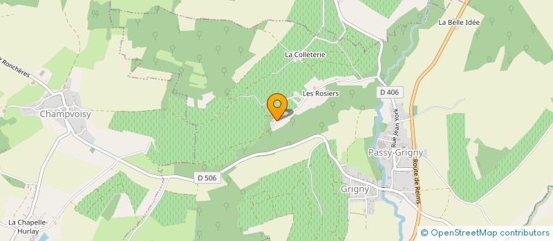 localisation de l'entreprise MADAME BRIGITTE DUTERME  PASSY-GRIGNY