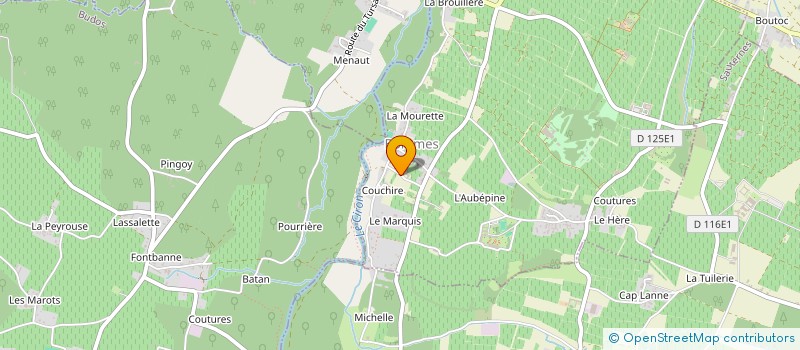 localisation de l'entreprise MADAME BRIGITTE DUVERGEY à TOULENNE