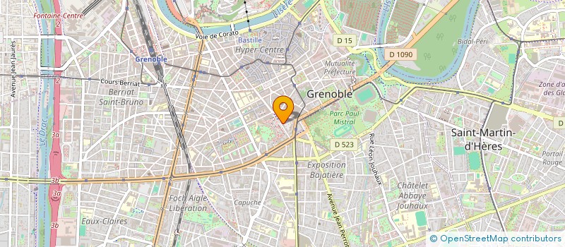 localisation de l'entreprise MADAME BRIGITTE ELLGER  GRENOBLE