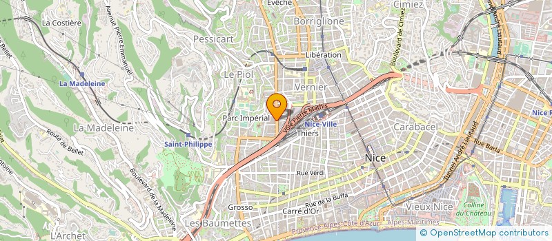 localisation de l'entreprise MADAME BRIGITTE ELMALEH à NICE