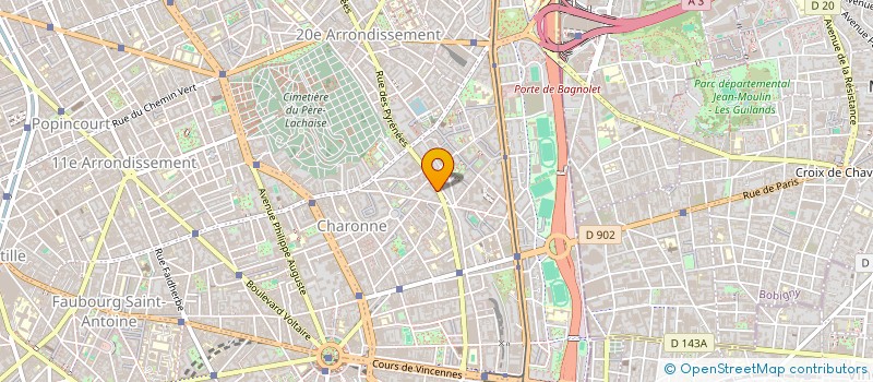 localisation de l'entreprise MADAME BRIGITTE EMILIENNE CATTAN  PARIS