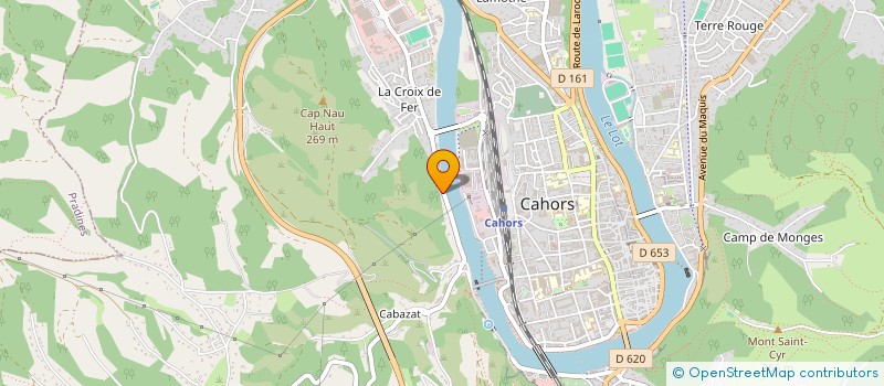 localisation de l'entreprise MADAME BRIGITTE ESCROUZAILLES  CAHORS