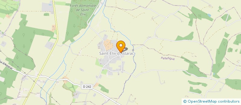 localisation de l'entreprise MADAME BRIGITTE ESCUDE  SAINT-ELIX-D'ASTARAC