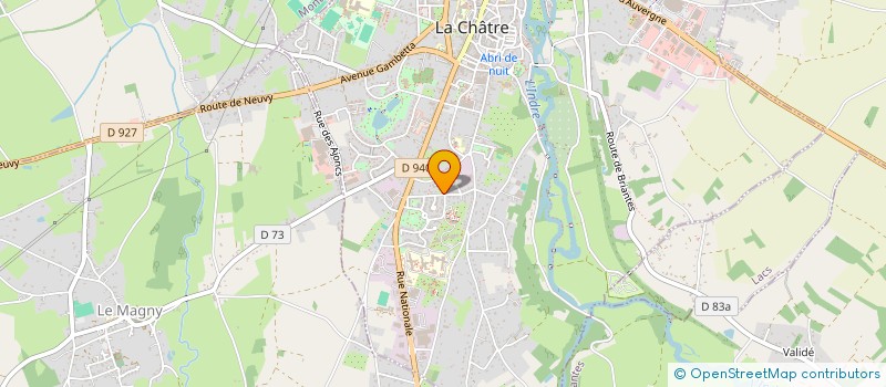 localisation de l'entreprise MADAME BRIGITTE ESNAULT à MONTGIVRAY