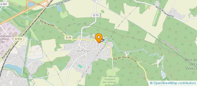 localisation de l'entreprise MADAME BRIGITTE ESOMBE  AUFFARGIS