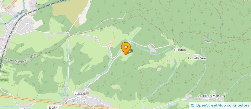 localisation de l'entreprise MADAME BRIGITTE ESTEVE  LA GRANDE-FOSSE