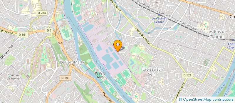 localisation de l'entreprise MADAME BRIGITTE ESTOURNET  LE VESINET