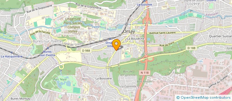 localisation de l'entreprise MADAME BRIGITTE EVANO à ORSAY
