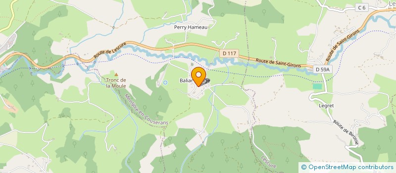 localisation de l'entreprise MADAME BRIGITTE EYCHENNE à MONTJOIE-EN-COUSERANS