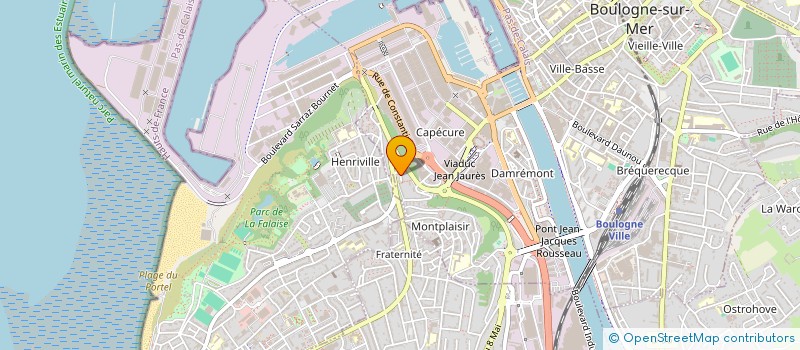 localisation de l'entreprise MADAME BRIGITTE EZEQUE  BOULOGNE-SUR-MER