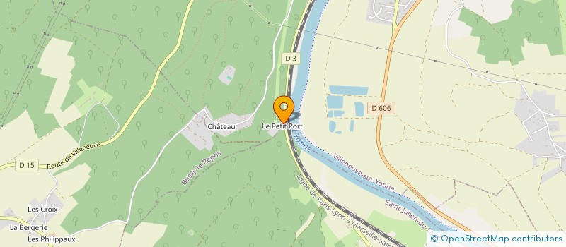 localisation de l'entreprise MADAME BRIGITTE FABRE  VILLENEUVE-SUR-YONNE