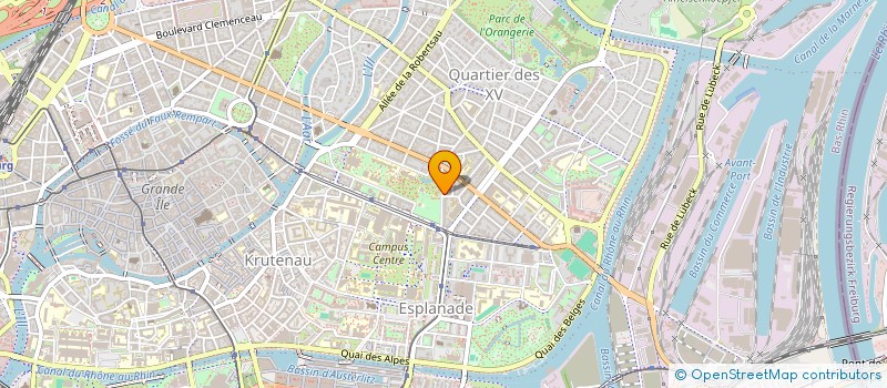 localisation de l'entreprise MADAME BRIGITTE FARGES à STRASBOURG