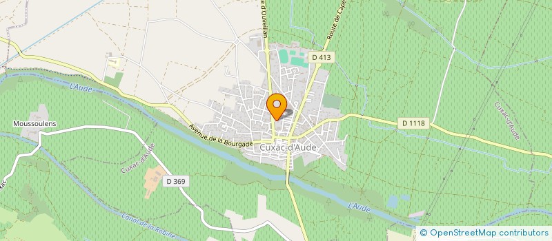 localisation de l'entreprise MADAME BRIGITTE FAUDOT à CUXAC-D'AUDE